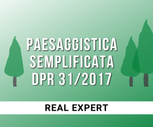 Semplificazione Paesaggistica DPR 31/2017